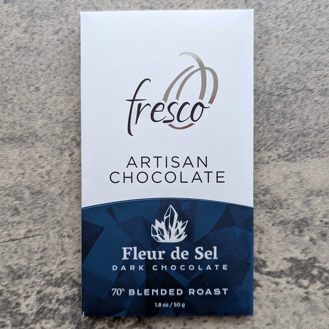 Fleur de Sel artisan dark chocolate bar