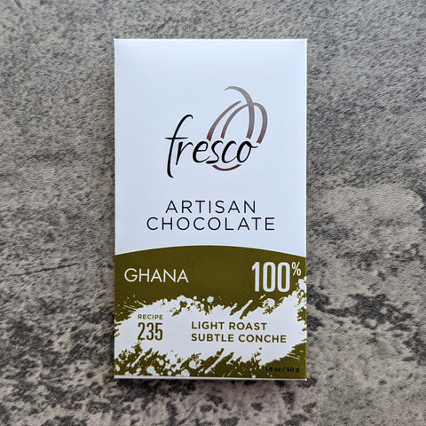 Ghana 100% Light Roast Chocolate – Recipe 235