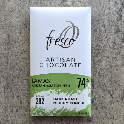 Peru Lamas Andean Amazon 74% Dark Roast Chocolate – Recipe 282