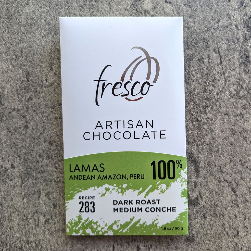 Peru Lamas Andean Amazon 100% Dark Roast Chocolate – Recipe 283