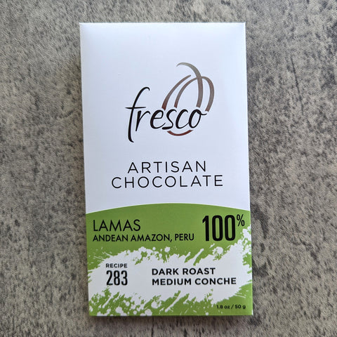 Peru Lamas Andean Amazon 100% Dark Roast Chocolate – Recipe 283
