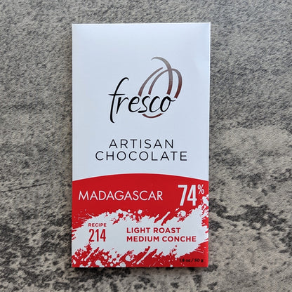 Madagascar 74% Light Roast Chocolate – Recipe 214