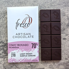 Nicaragua O’Payo 70% Light Roast Chocolate – Recipe 270