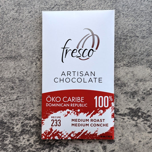 Dominican Republic Öko Caribe 100% Medium Roast Chocolate – Recipe 233